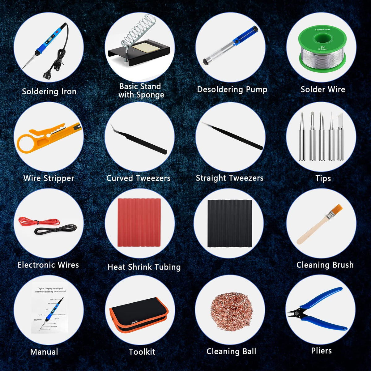 Q-MING temperature range dial 180-480°C for versatile materials.