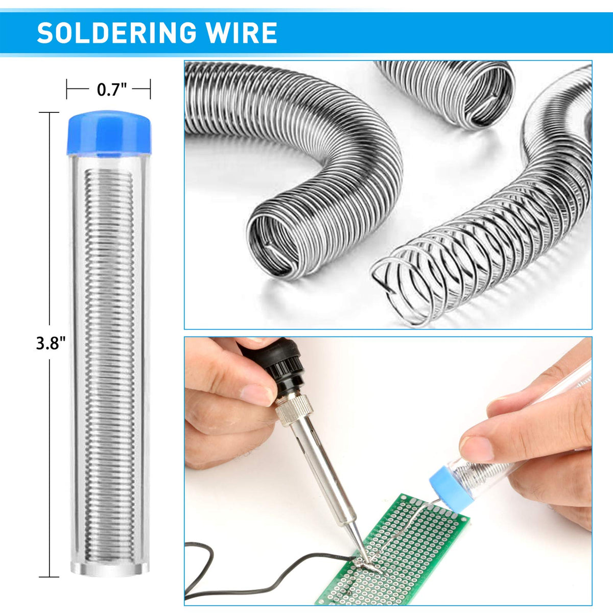 Q-MING tin wire tube for clean solder joints