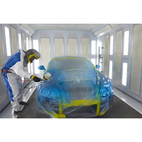 Q1 yellow masking tape adheres to vehicle surfaces with strong grip