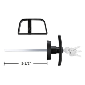 QANVEE lock kit screws and Allen wrench for quick install