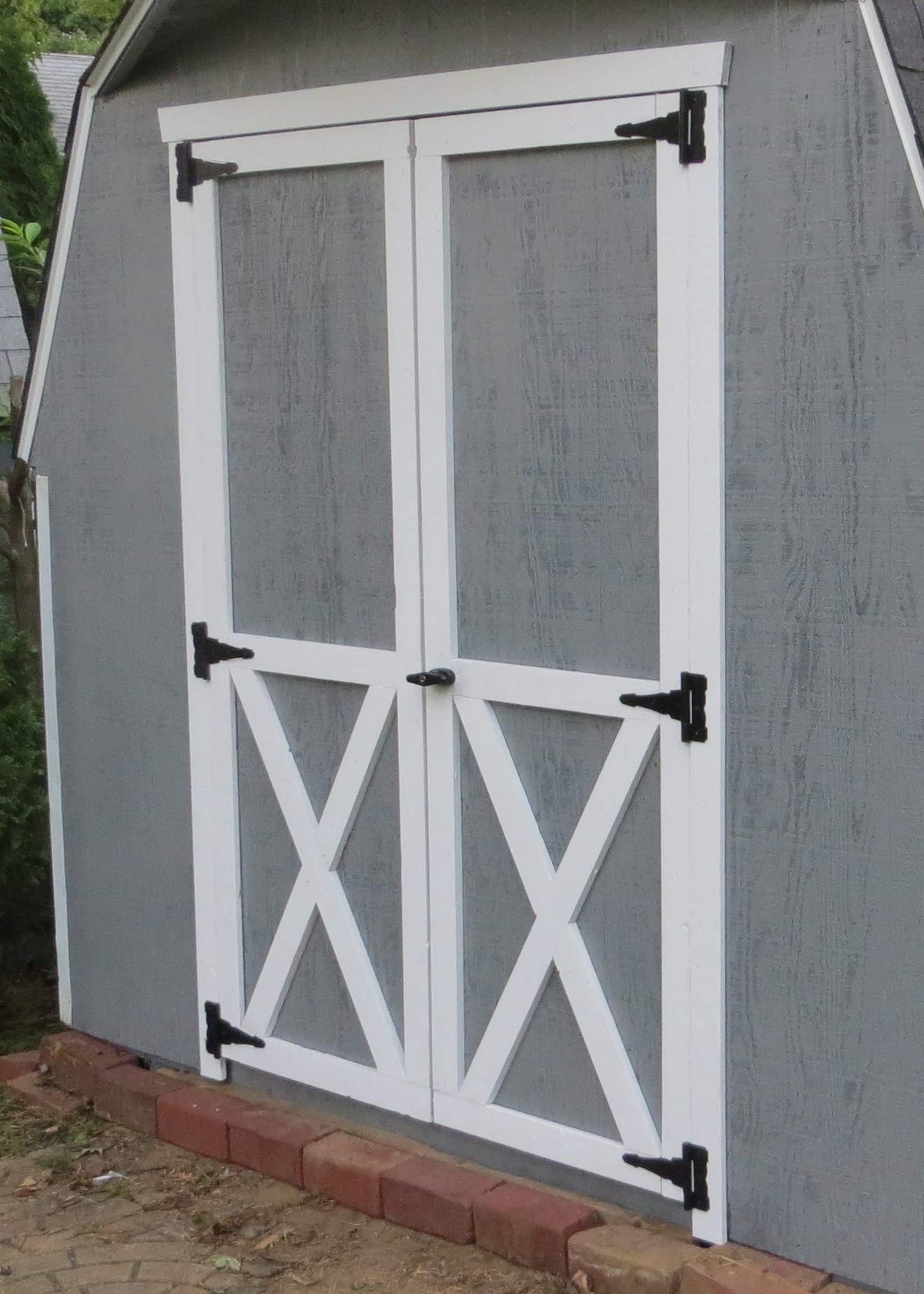 QANVEE adjustable back D-handle aligns with door thickness.