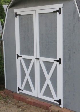 QANVEE adjustable back D-handle aligns with door thickness.