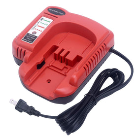 Qbmel BDCCN24 charger front view showing multi-volt compatibility