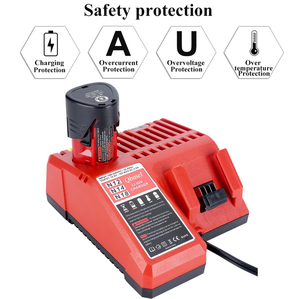 Qbmel CE RoHS FCC compliant safety features.