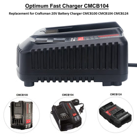 Qbmel cmcb104 USB port charger ready for 20V batteries on site