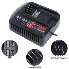 Qbmel durable charger designed for busy job sites and tool users