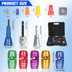Qbonway color-coded size guide makes selecting the right tool faster.