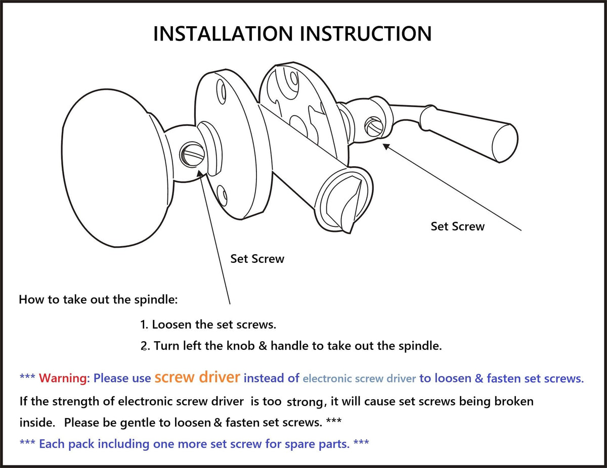 QCAA solid brass storm door latch screws included for quick installation.