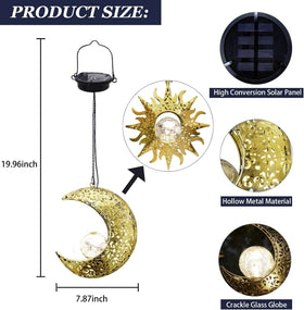 QCF metal lantern hanging easy installation for yard use