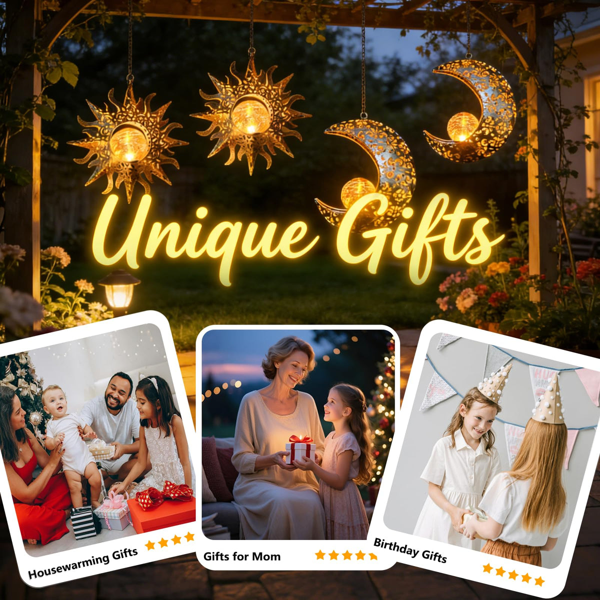 QCF giftable outdoor decor ideal for garden lovers and outdoor hosts.