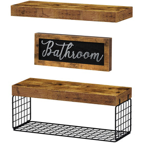 QEEIG bathroom storage set keeps essentials within reach.