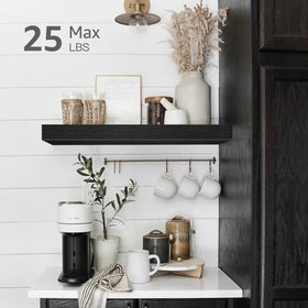 QEEIG invisible brackets provide a clean farmhouse look