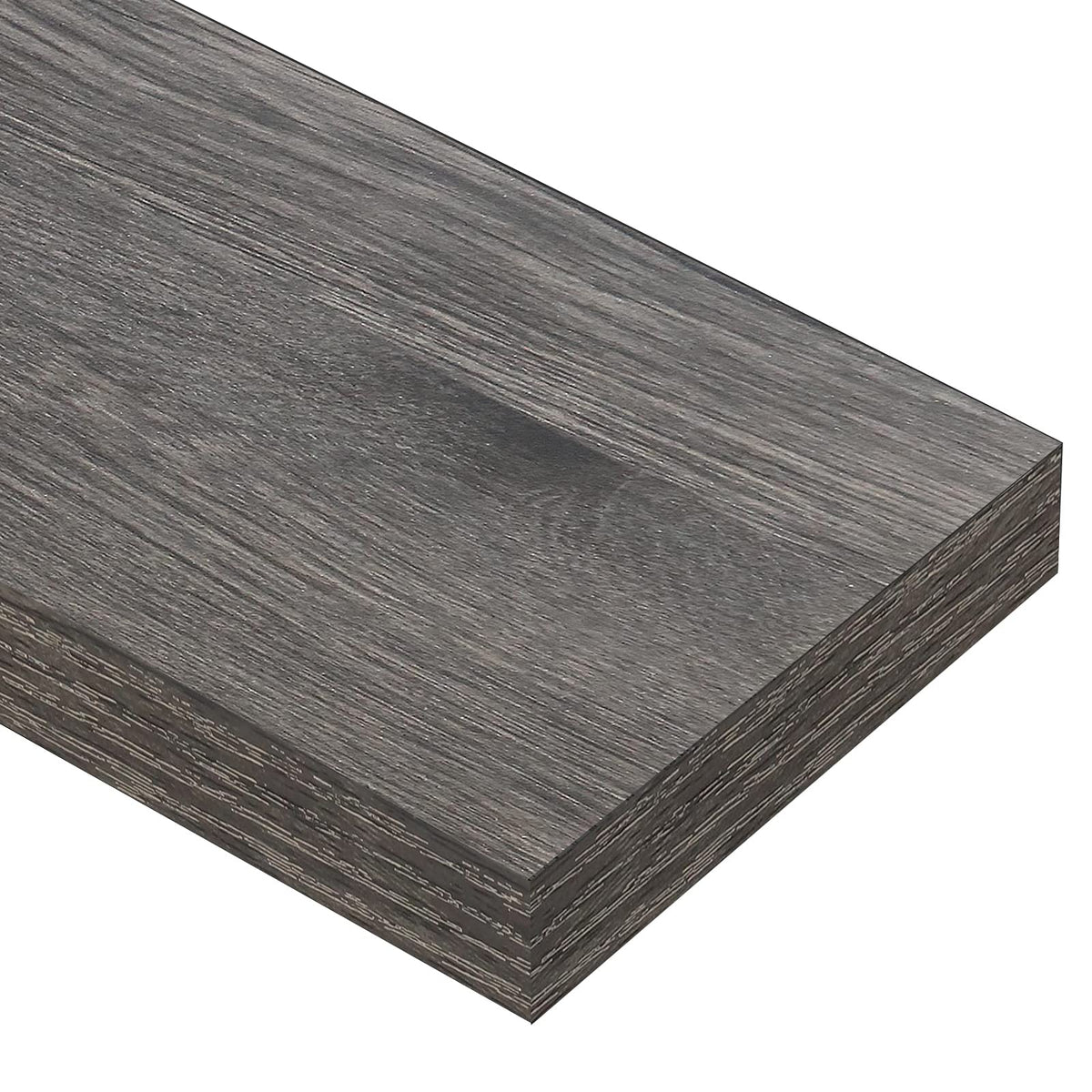 QEEIG two-pack floating shelves offer organized bathroom storage.