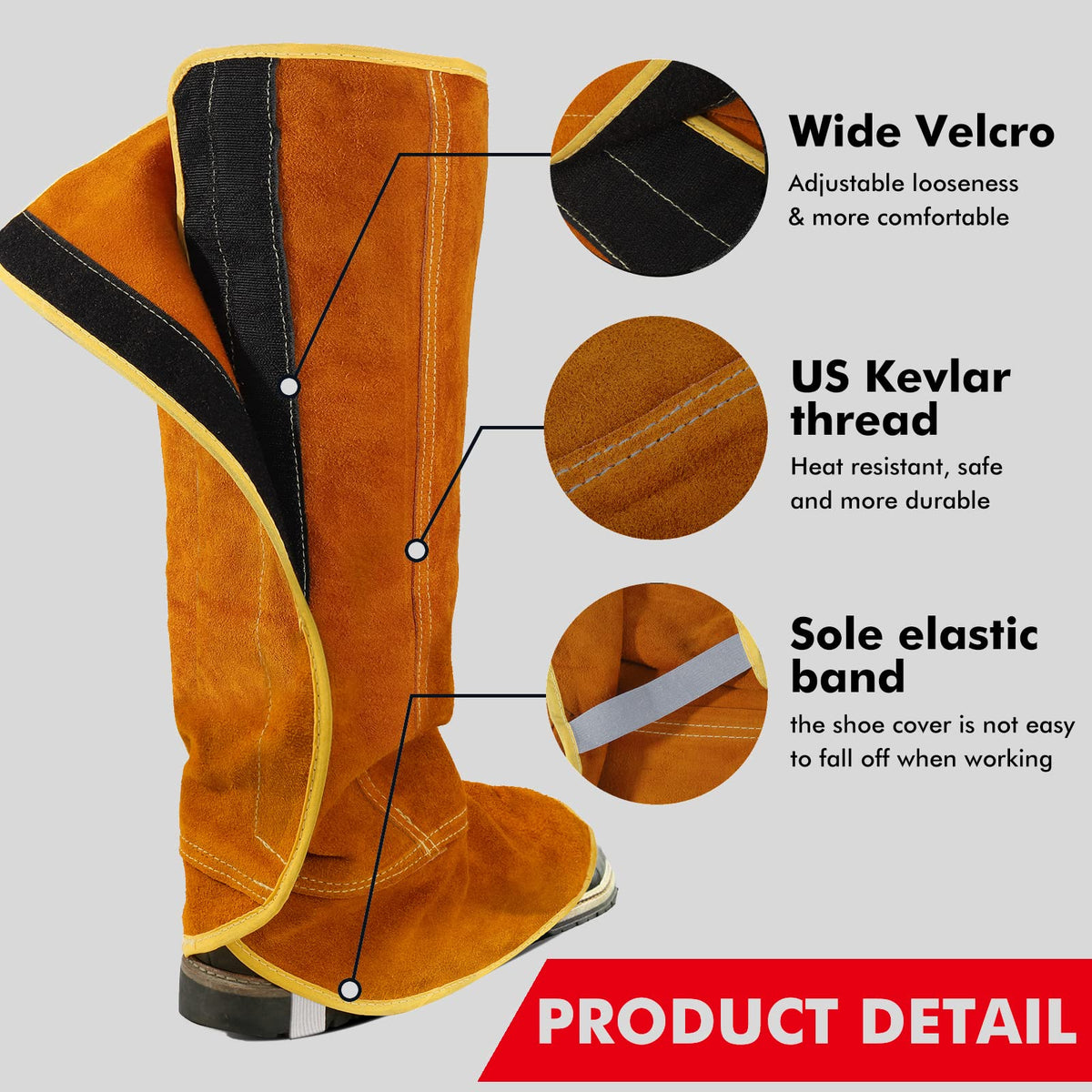 QeeLink stitching reinforced with Kevlar thread enhances durability and longevity.