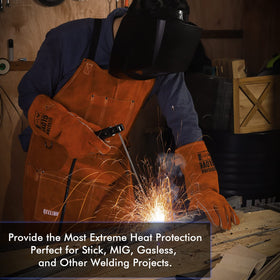 QeeLink welding gloves multi-function use for gardening and DIY tasks