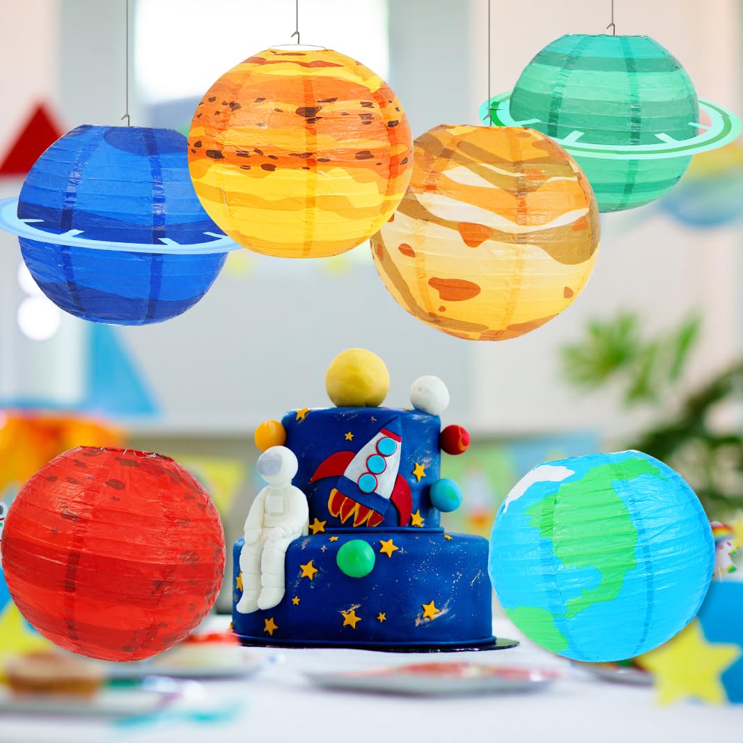 Qenk Space Planet Neptune Lantern for dreamy blue-toned decor and educational displays.