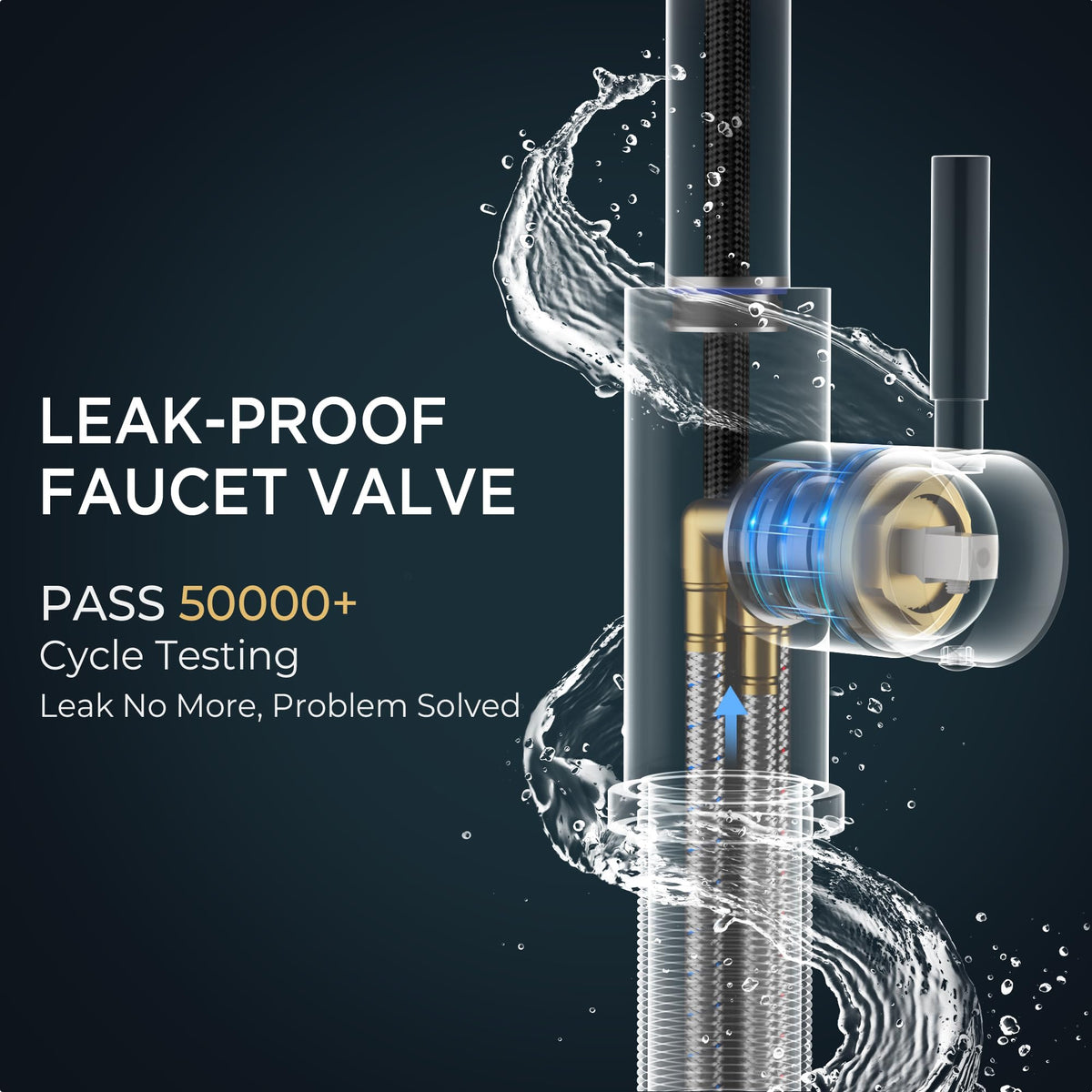 QFN lead-free stainless steel with fingerprint resistant coating shines longer