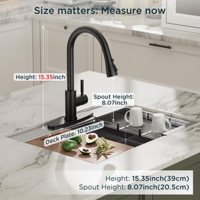 QFN stainless steel faucet with ceramic disc valve for drip-free performance