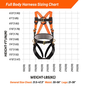 QFU safety harness kit adjustable straps ensure a secure fit for varied workers.