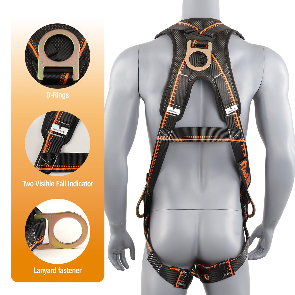 QFU side D-rings for positioning around structures.
