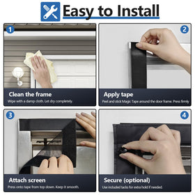 Q-Hillstar installation tape for quick, non-permanent setup