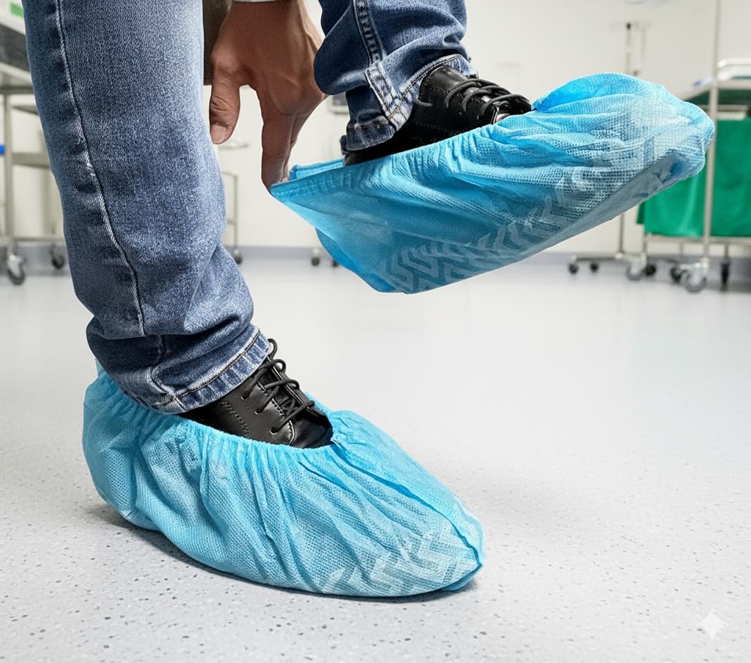 QIAN SOU large-size shoe covers fit most US shoes.