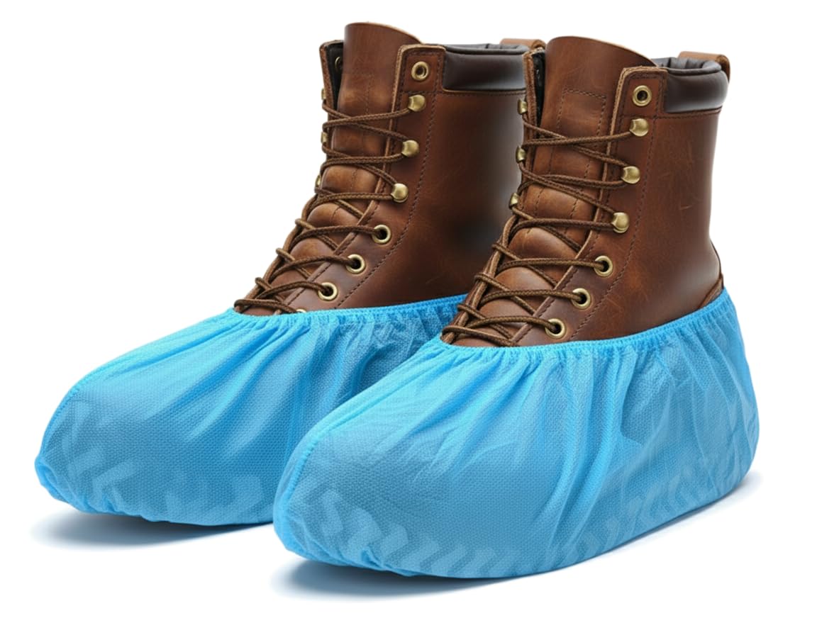 QIAN SOU non-slip shoe covers offer stable traction on various surfaces.