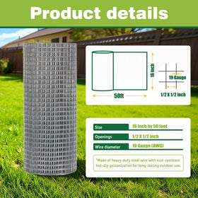 QIAOKAIYAN galvanized coating protects against rust for long-lasting garden fencing.