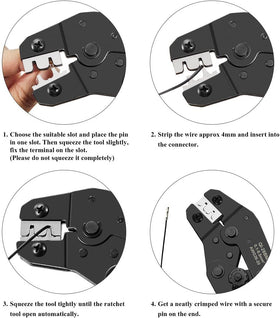 Qibaok ergonomic grip with smooth ratcheting action.
