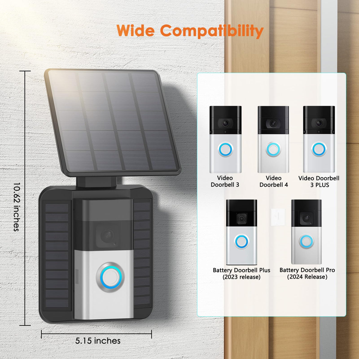 QIBOX 120-degree tilt mount enables optimal sun exposure for consistent charging.