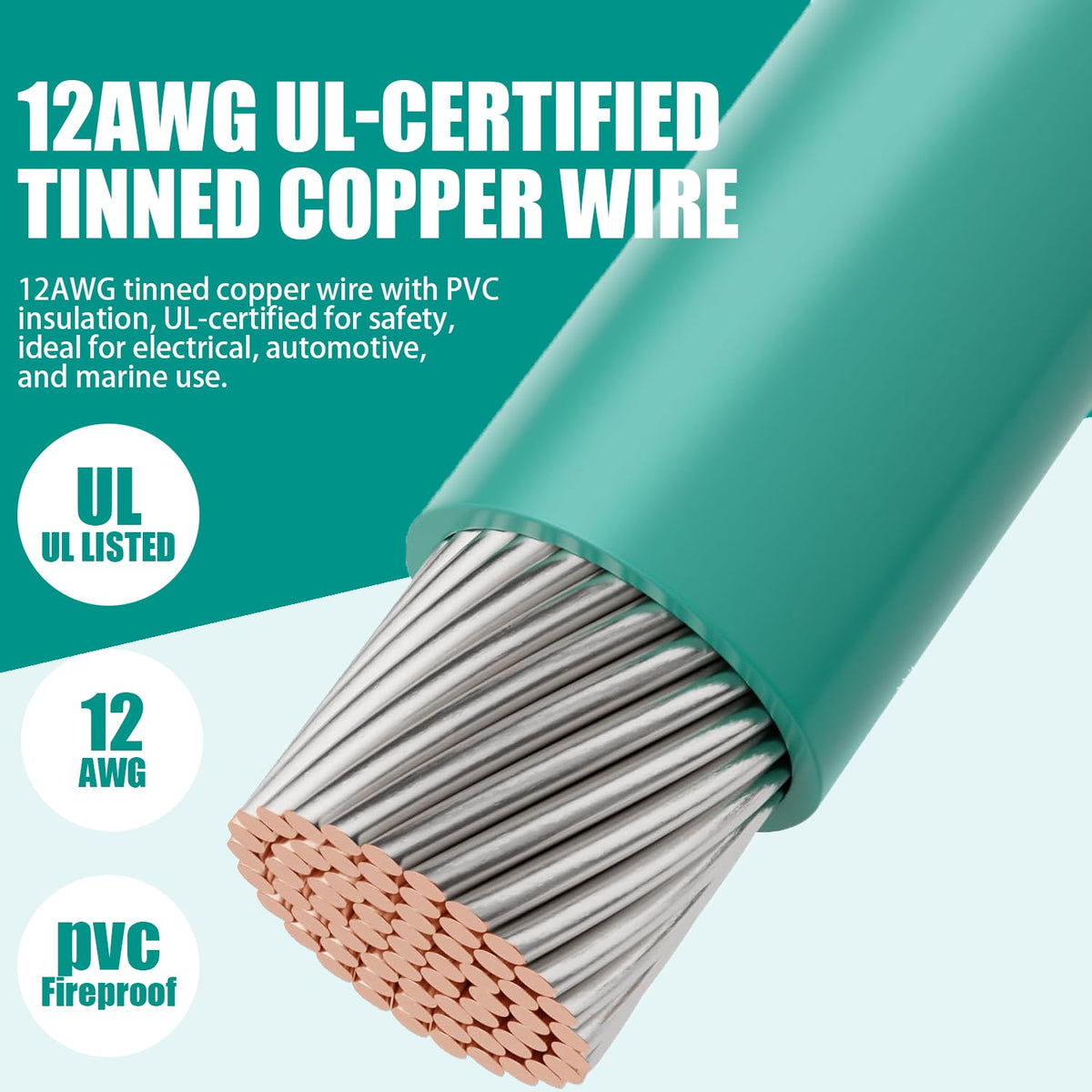 Qidarusxl PVC-insulated copper wire reduces wear and improves safety in grounding tasks.
