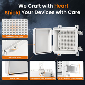 QILIPSU ABS plastic enclosure delivers durable insulation and impact resistance.