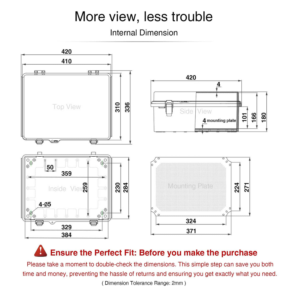 Easy drill friendly QILIPSU enclosure for custom installations