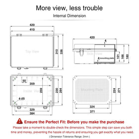 Easy drill friendly QILIPSU enclosure for custom installations