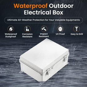 QILIPSU outdoor box with exterior dimensions for precise fit.