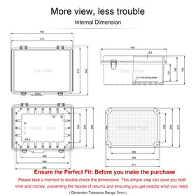 QILIPSU IP66/IP67 protection guards against water and dust
