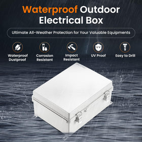 QILIPSU outdoor enclosure with mounting plate for wall installation