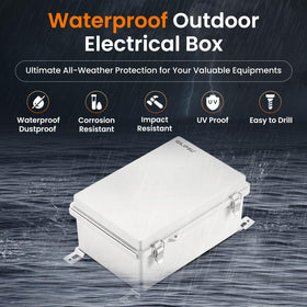 QILIPSU outdoor enclosure with mounting plate for quick installation