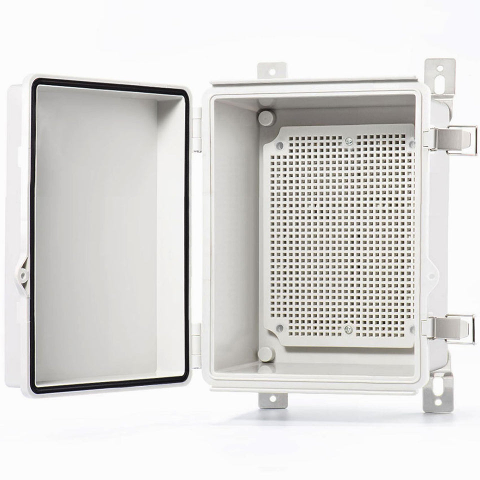 QILIPSU waterproof junction box with IP67 grey cover for outdoor protection