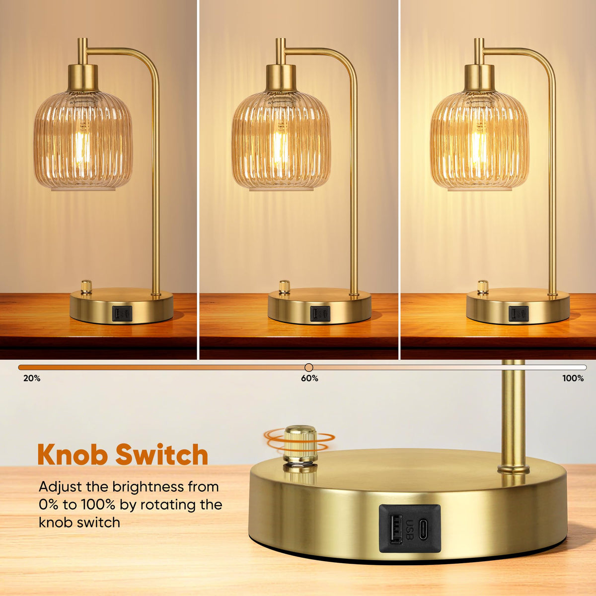 QiMH champagne-glass shade detail highlights vintage charm and modern lighting
