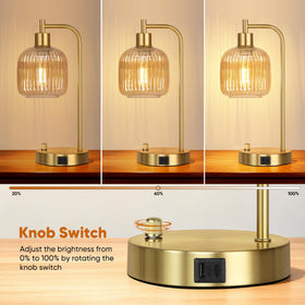 QiMH champagne-glass shade detail highlights vintage charm and modern lighting