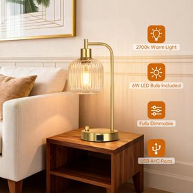 QiMH LED bulbs 2700K included deliver warm, eye-friendly illumination.