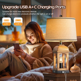 QiMH night-light touch control provides gentle nighttime guidance.