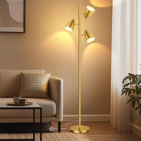 QiMH three switches on top of shades for flexible brightness
