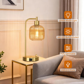 QiMH dual USB ports for convenient bedside device charging