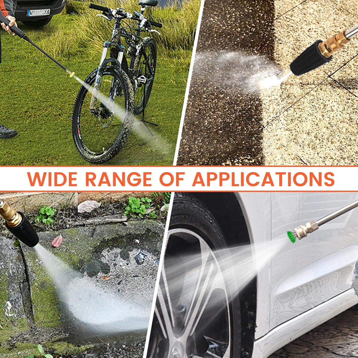 Qimshemi patterns optimize cleaning of vehicles and boats.