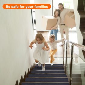 Qingluan anti-slip tape cut to fit stair treads for customized traction.
