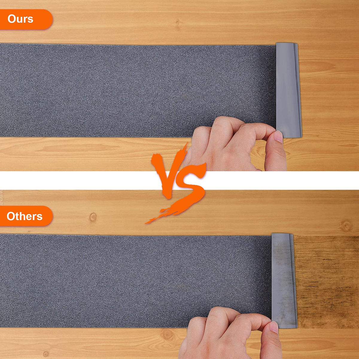 Qingluan grip tape on tiles reduces slipping risk.