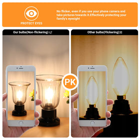 Qingmiao B11 E12 ideal for home decor and soft mood lighting