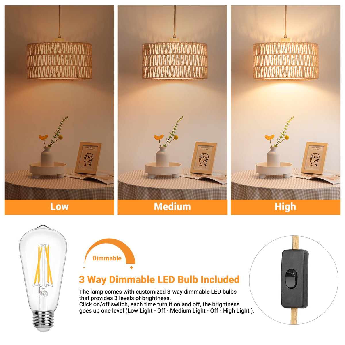 Qingmiao fixture ideal for bedrooms or reading nooks with soft glow.